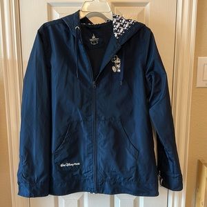 Navy blue Mickey Mouse rain jacket